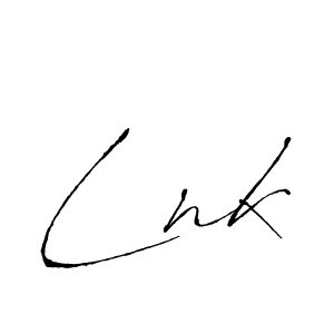 Make a beautiful signature design for name Lnk. With this signature (Antro_Vectra) style, you can create a handwritten signature for free. Lnk signature style 6 images and pictures png