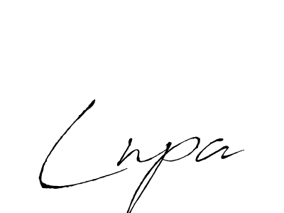 Lnpa stylish signature style. Best Handwritten Sign (Antro_Vectra) for my name. Handwritten Signature Collection Ideas for my name Lnpa. Lnpa signature style 6 images and pictures png