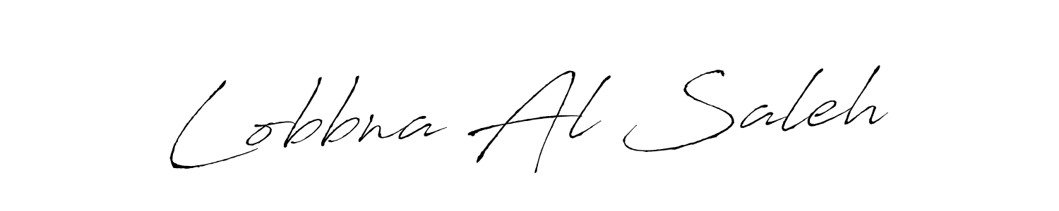 Make a beautiful signature design for name Lobbna Al Saleh. With this signature (Antro_Vectra) style, you can create a handwritten signature for free. Lobbna Al Saleh signature style 6 images and pictures png