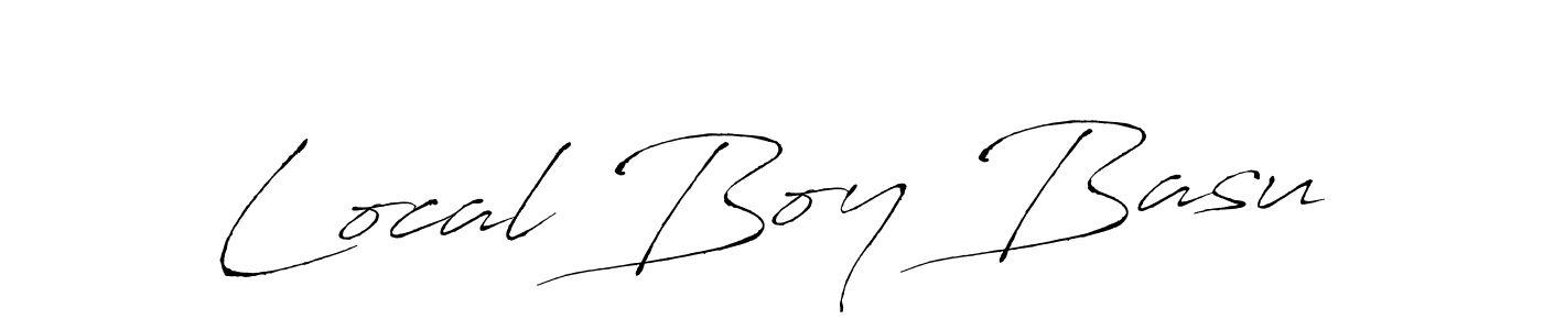 Use a signature maker to create a handwritten signature online. With this signature software, you can design (Antro_Vectra) your own signature for name Local Boy Basu. Local Boy Basu signature style 6 images and pictures png