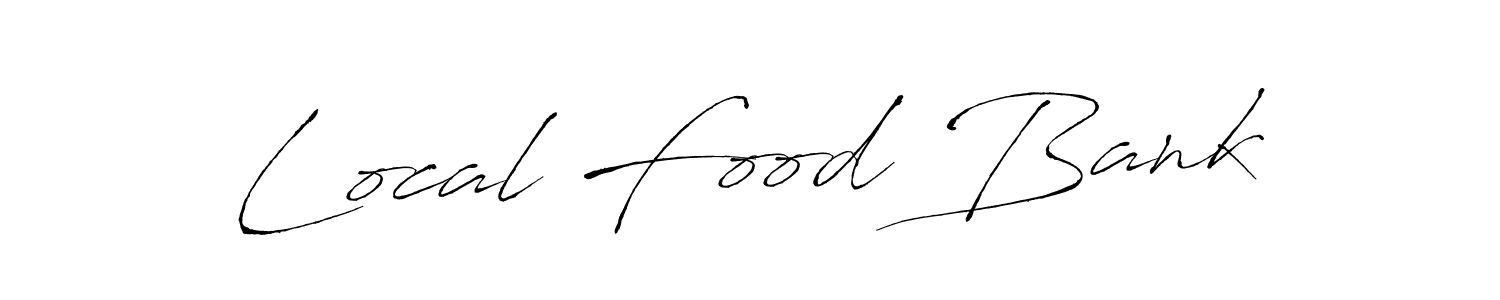 Local Food Bank stylish signature style. Best Handwritten Sign (Antro_Vectra) for my name. Handwritten Signature Collection Ideas for my name Local Food Bank. Local Food Bank signature style 6 images and pictures png