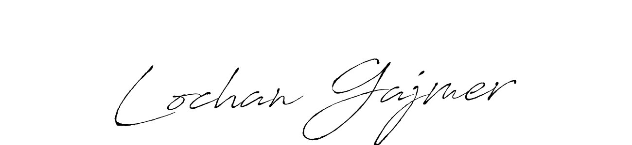 Antro_Vectra is a professional signature style that is perfect for those who want to add a touch of class to their signature. It is also a great choice for those who want to make their signature more unique. Get Lochan Gajmer name to fancy signature for free. Lochan Gajmer signature style 6 images and pictures png