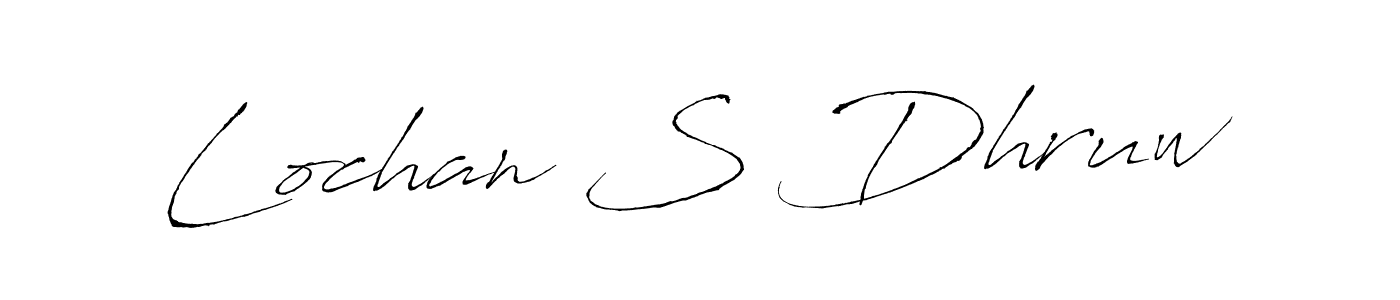 You should practise on your own different ways (Antro_Vectra) to write your name (Lochan S Dhruw) in signature. don't let someone else do it for you. Lochan S Dhruw signature style 6 images and pictures png