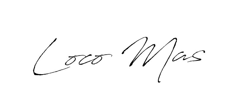 This is the best signature style for the Loco Mas name. Also you like these signature font (Antro_Vectra). Mix name signature. Loco Mas signature style 6 images and pictures png