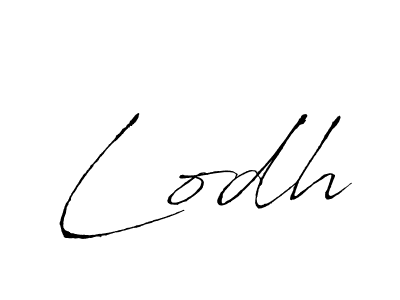 How to make Lodh signature? Antro_Vectra is a professional autograph style. Create handwritten signature for Lodh name. Lodh signature style 6 images and pictures png