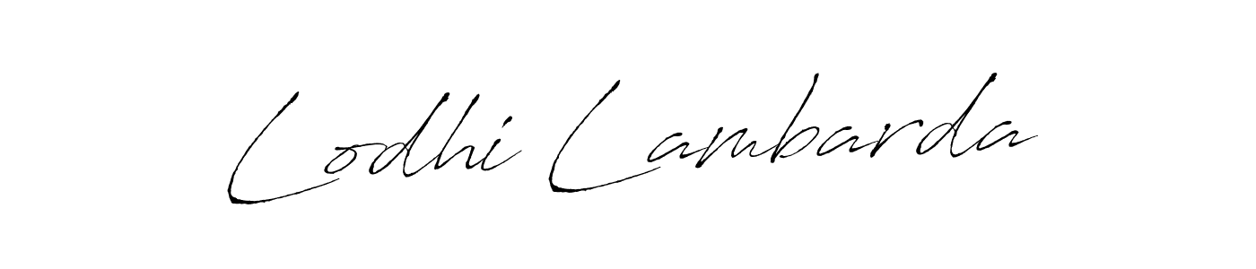 Antro_Vectra is a professional signature style that is perfect for those who want to add a touch of class to their signature. It is also a great choice for those who want to make their signature more unique. Get Lodhi Lambarda name to fancy signature for free. Lodhi Lambarda signature style 6 images and pictures png