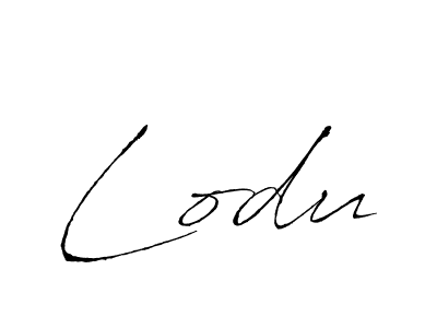 Also You can easily find your signature by using the search form. We will create Lodu name handwritten signature images for you free of cost using Antro_Vectra sign style. Lodu signature style 6 images and pictures png