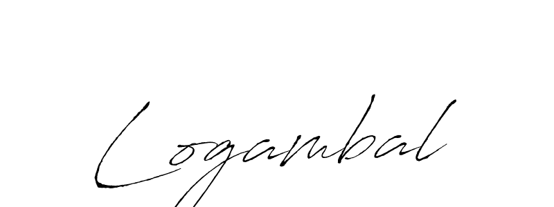 Logambal stylish signature style. Best Handwritten Sign (Antro_Vectra) for my name. Handwritten Signature Collection Ideas for my name Logambal. Logambal signature style 6 images and pictures png