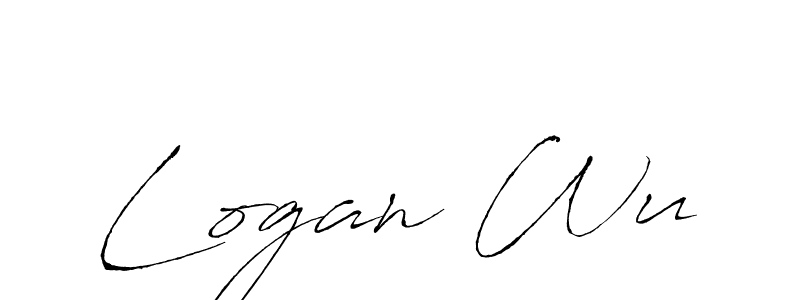 How to Draw Logan Wu signature style? Antro_Vectra is a latest design signature styles for name Logan Wu. Logan Wu signature style 6 images and pictures png