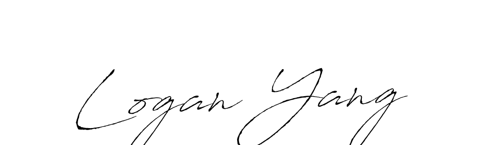 Use a signature maker to create a handwritten signature online. With this signature software, you can design (Antro_Vectra) your own signature for name Logan Yang. Logan Yang signature style 6 images and pictures png