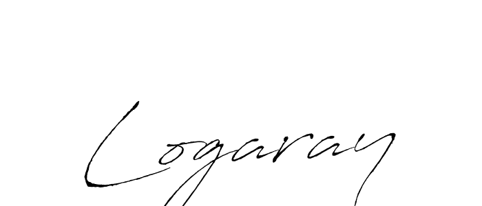 Logaray stylish signature style. Best Handwritten Sign (Antro_Vectra) for my name. Handwritten Signature Collection Ideas for my name Logaray. Logaray signature style 6 images and pictures png