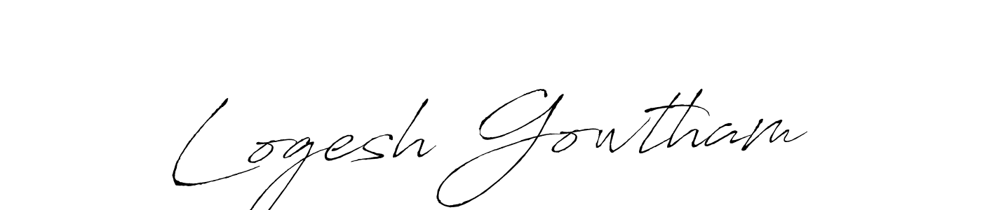 It looks lik you need a new signature style for name Logesh Gowtham. Design unique handwritten (Antro_Vectra) signature with our free signature maker in just a few clicks. Logesh Gowtham signature style 6 images and pictures png