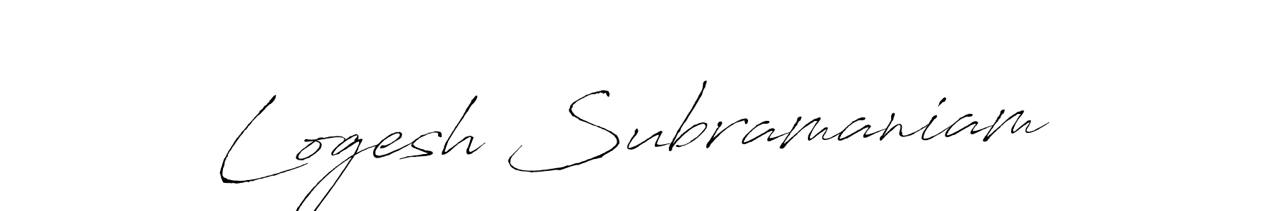 Similarly Antro_Vectra is the best handwritten signature design. Signature creator online .You can use it as an online autograph creator for name Logesh Subramaniam. Logesh Subramaniam signature style 6 images and pictures png