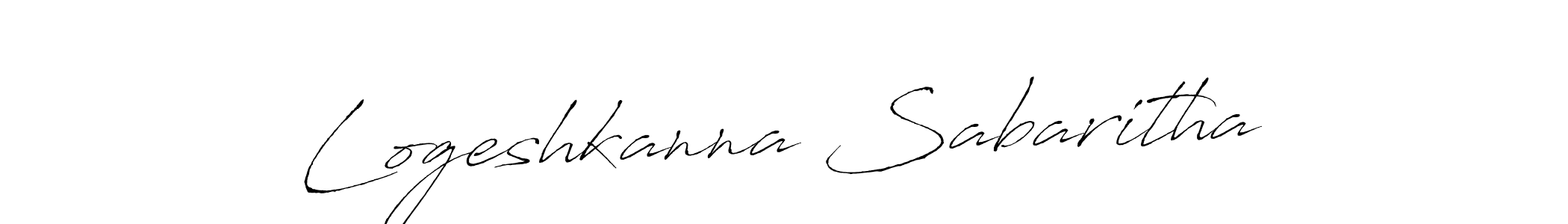 Also we have Logeshkanna Sabaritha name is the best signature style. Create professional handwritten signature collection using Antro_Vectra autograph style. Logeshkanna Sabaritha signature style 6 images and pictures png