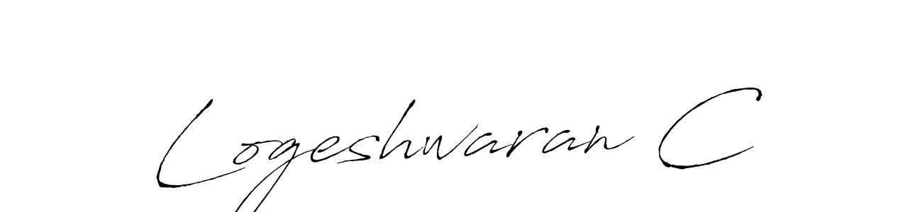 Also You can easily find your signature by using the search form. We will create Logeshwaran C name handwritten signature images for you free of cost using Antro_Vectra sign style. Logeshwaran C signature style 6 images and pictures png