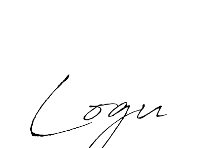 How to Draw Logu signature style? Antro_Vectra is a latest design signature styles for name Logu. Logu signature style 6 images and pictures png