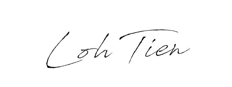 You should practise on your own different ways (Antro_Vectra) to write your name (Loh Tien) in signature. don't let someone else do it for you. Loh Tien signature style 6 images and pictures png