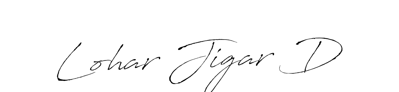Similarly Antro_Vectra is the best handwritten signature design. Signature creator online .You can use it as an online autograph creator for name Lohar Jigar D. Lohar Jigar D signature style 6 images and pictures png