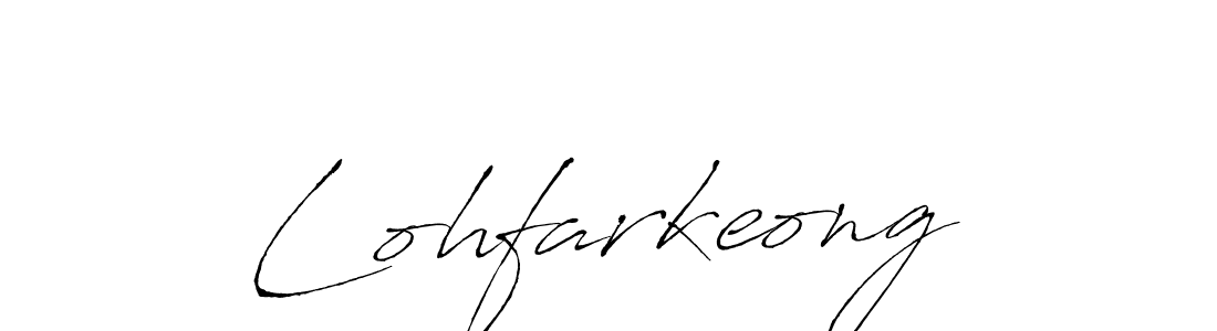 Make a beautiful signature design for name Lohfarkeong. With this signature (Antro_Vectra) style, you can create a handwritten signature for free. Lohfarkeong signature style 6 images and pictures png
