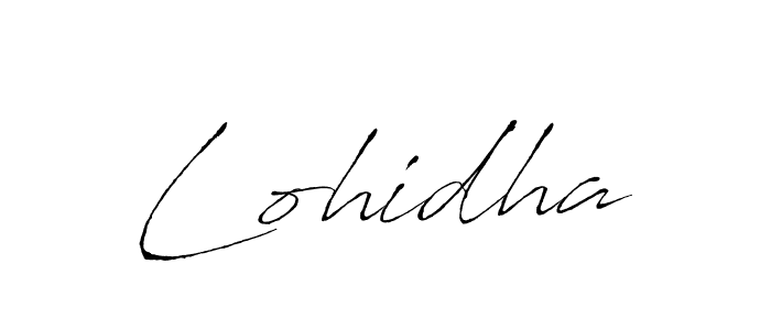 Make a beautiful signature design for name Lohidha. With this signature (Antro_Vectra) style, you can create a handwritten signature for free. Lohidha signature style 6 images and pictures png