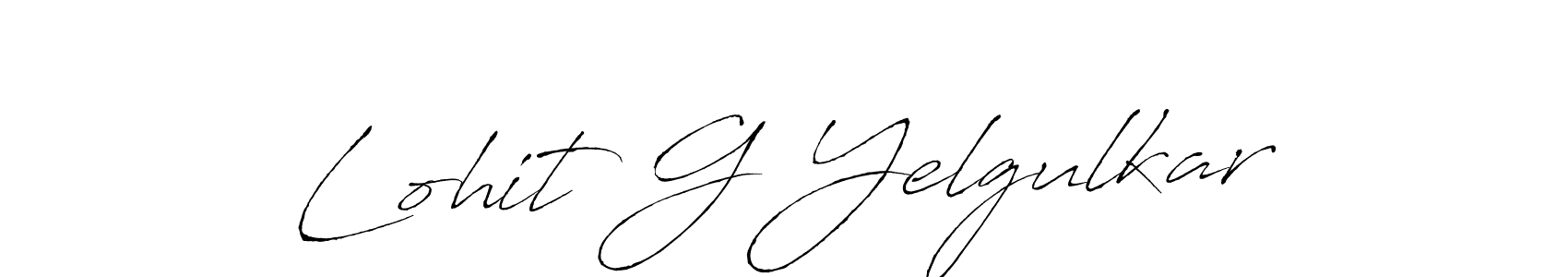 Make a beautiful signature design for name Lohit G Yelgulkar. Use this online signature maker to create a handwritten signature for free. Lohit G Yelgulkar signature style 6 images and pictures png