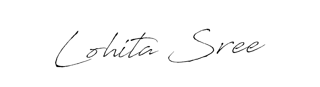 Make a beautiful signature design for name Lohita Sree. With this signature (Antro_Vectra) style, you can create a handwritten signature for free. Lohita Sree signature style 6 images and pictures png