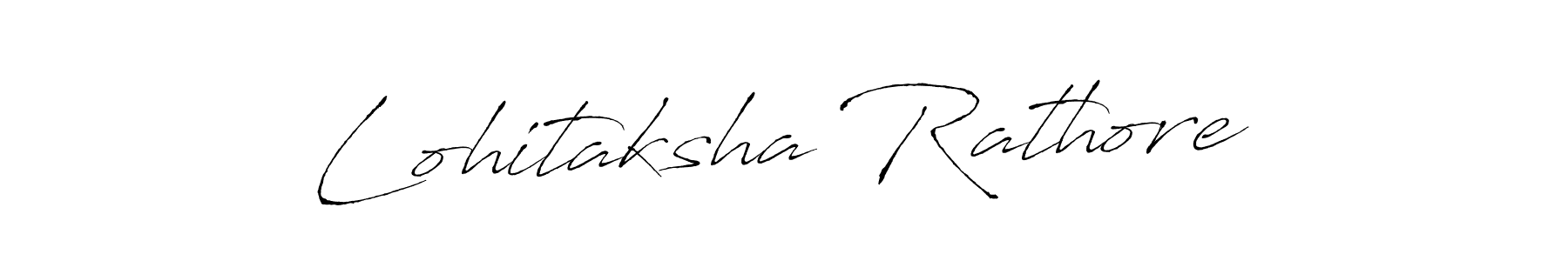 Create a beautiful signature design for name Lohitaksha Rathore. With this signature (Antro_Vectra) fonts, you can make a handwritten signature for free. Lohitaksha Rathore signature style 6 images and pictures png