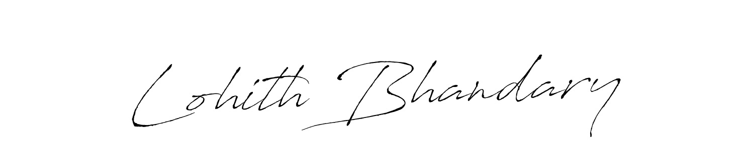 The best way (Antro_Vectra) to make a short signature is to pick only two or three words in your name. The name Lohith Bhandary include a total of six letters. For converting this name. Lohith Bhandary signature style 6 images and pictures png