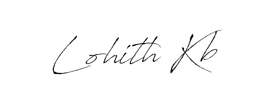 if you are searching for the best signature style for your name Lohith Kb. so please give up your signature search. here we have designed multiple signature styles  using Antro_Vectra. Lohith Kb signature style 6 images and pictures png