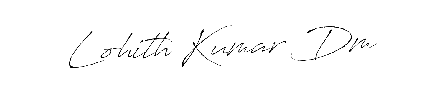 Also You can easily find your signature by using the search form. We will create Lohith Kumar Dm name handwritten signature images for you free of cost using Antro_Vectra sign style. Lohith Kumar Dm signature style 6 images and pictures png
