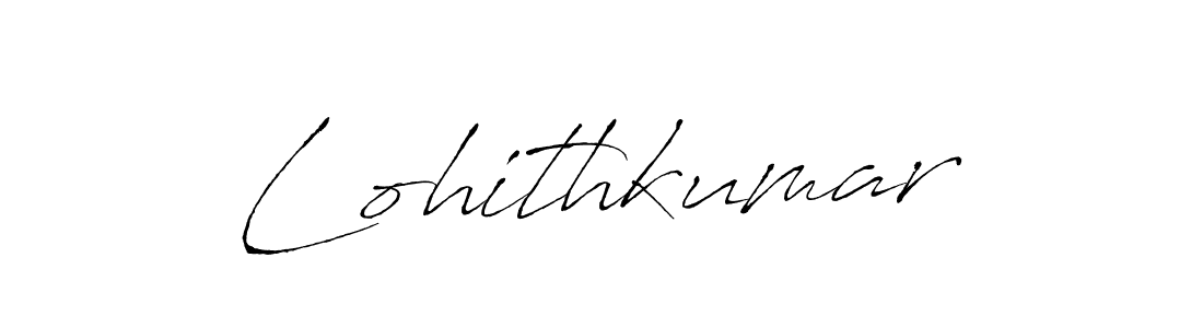 Design your own signature with our free online signature maker. With this signature software, you can create a handwritten (Antro_Vectra) signature for name Lohithkumar. Lohithkumar signature style 6 images and pictures png