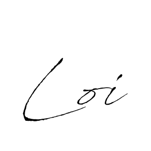 How to Draw Loi signature style? Antro_Vectra is a latest design signature styles for name Loi. Loi signature style 6 images and pictures png
