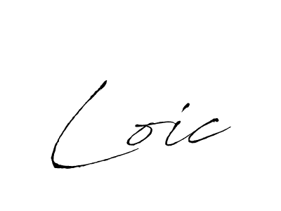 Also we have Loic name is the best signature style. Create professional handwritten signature collection using Antro_Vectra autograph style. Loic signature style 6 images and pictures png