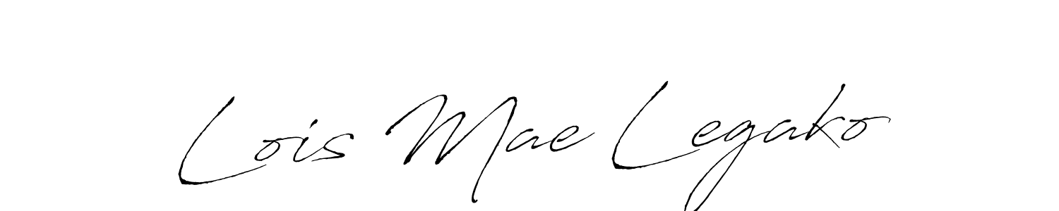 Make a beautiful signature design for name Lois Mae Legako. With this signature (Antro_Vectra) style, you can create a handwritten signature for free. Lois Mae Legako signature style 6 images and pictures png