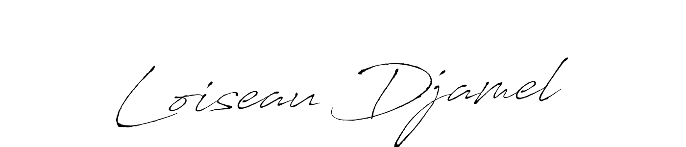 How to make Loiseau Djamel signature? Antro_Vectra is a professional autograph style. Create handwritten signature for Loiseau Djamel name. Loiseau Djamel signature style 6 images and pictures png