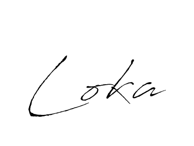 if you are searching for the best signature style for your name Loka. so please give up your signature search. here we have designed multiple signature styles  using Antro_Vectra. Loka signature style 6 images and pictures png