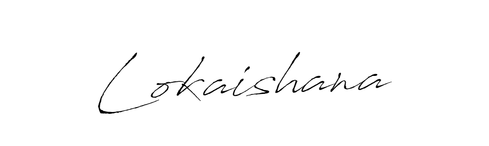 You should practise on your own different ways (Antro_Vectra) to write your name (Lokaishana) in signature. don't let someone else do it for you. Lokaishana signature style 6 images and pictures png