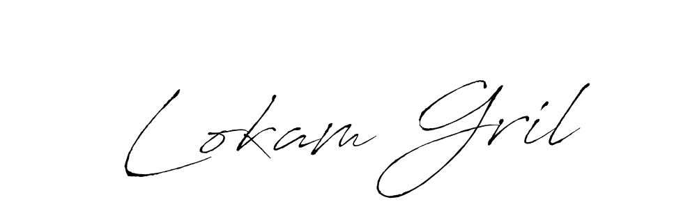 Make a beautiful signature design for name Lokam Gril. Use this online signature maker to create a handwritten signature for free. Lokam Gril signature style 6 images and pictures png