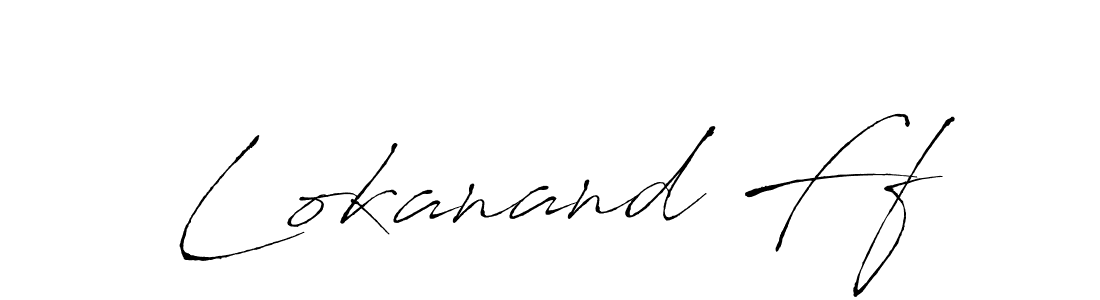 How to make Lokanand Ff name signature. Use Antro_Vectra style for creating short signs online. This is the latest handwritten sign. Lokanand Ff signature style 6 images and pictures png