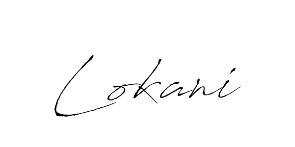 Make a beautiful signature design for name Lokani. Use this online signature maker to create a handwritten signature for free. Lokani signature style 6 images and pictures png