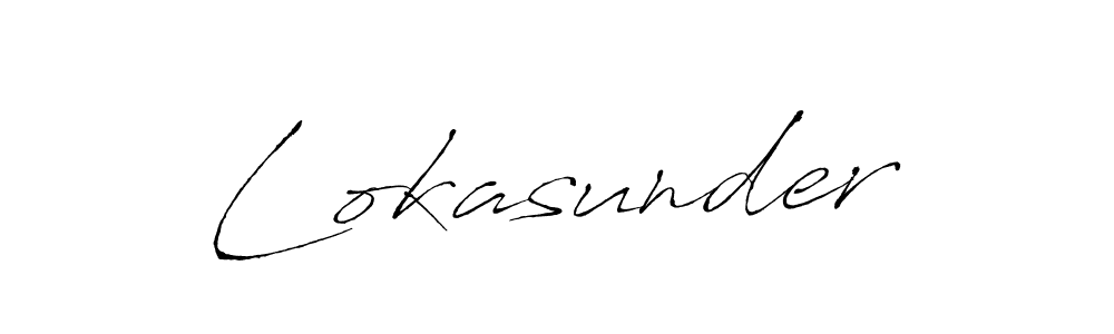 You should practise on your own different ways (Antro_Vectra) to write your name (Lokasunder) in signature. don't let someone else do it for you. Lokasunder signature style 6 images and pictures png