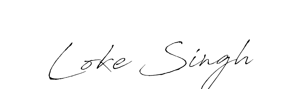 It looks lik you need a new signature style for name Loke Singh. Design unique handwritten (Antro_Vectra) signature with our free signature maker in just a few clicks. Loke Singh signature style 6 images and pictures png