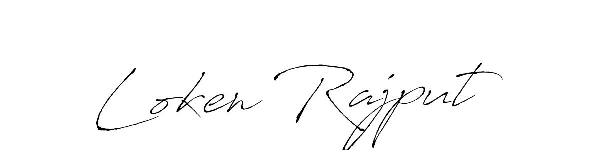 Make a beautiful signature design for name Loken Rajput. Use this online signature maker to create a handwritten signature for free. Loken Rajput signature style 6 images and pictures png