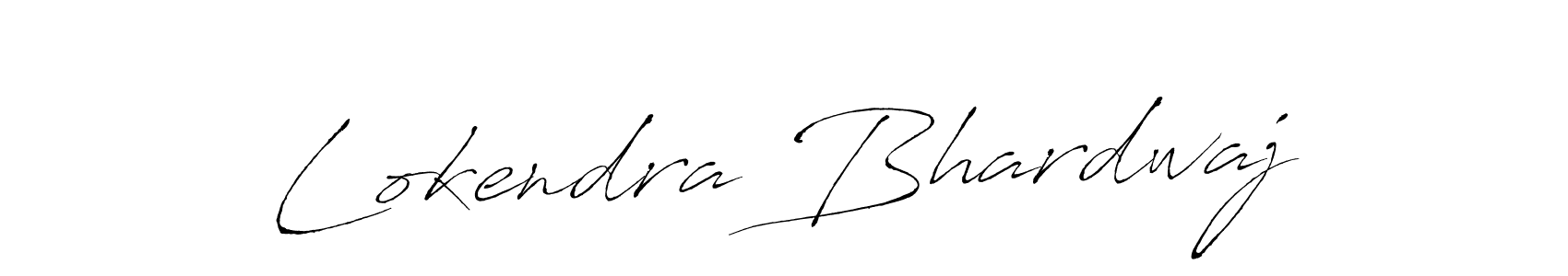 How to make Lokendra Bhardwaj signature? Antro_Vectra is a professional autograph style. Create handwritten signature for Lokendra Bhardwaj name. Lokendra Bhardwaj signature style 6 images and pictures png