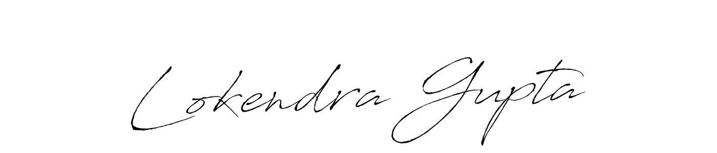 How to make Lokendra Gupta signature? Antro_Vectra is a professional autograph style. Create handwritten signature for Lokendra Gupta name. Lokendra Gupta signature style 6 images and pictures png