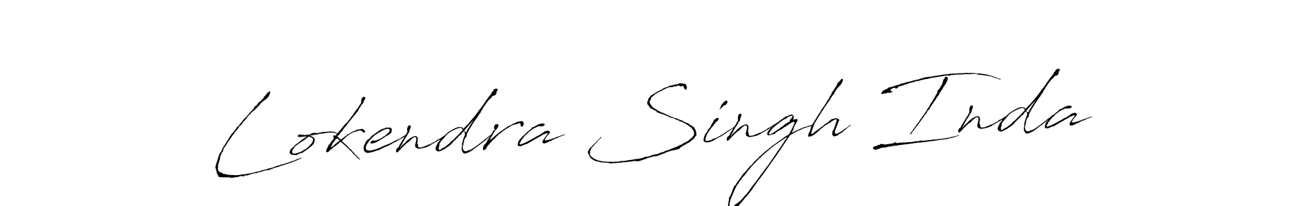 How to make Lokendra Singh Inda signature? Antro_Vectra is a professional autograph style. Create handwritten signature for Lokendra Singh Inda name. Lokendra Singh Inda signature style 6 images and pictures png