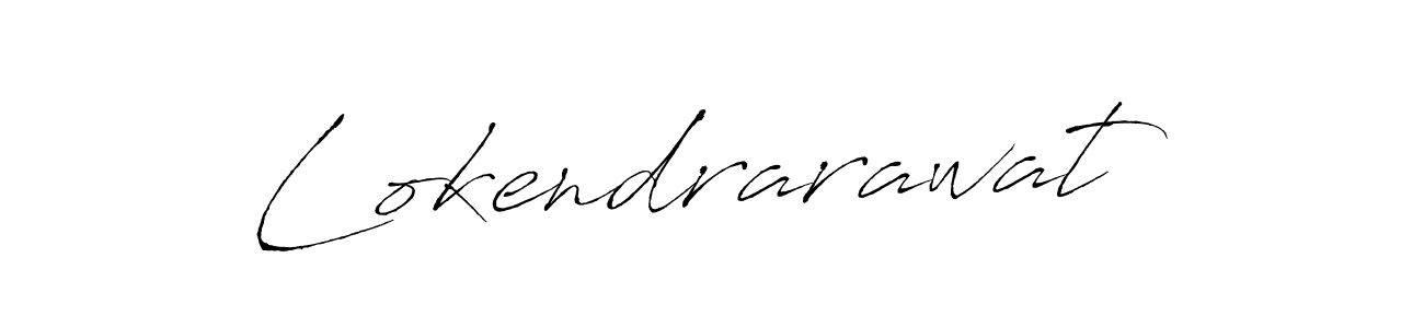 Design your own signature with our free online signature maker. With this signature software, you can create a handwritten (Antro_Vectra) signature for name Lokendrarawat. Lokendrarawat signature style 6 images and pictures png