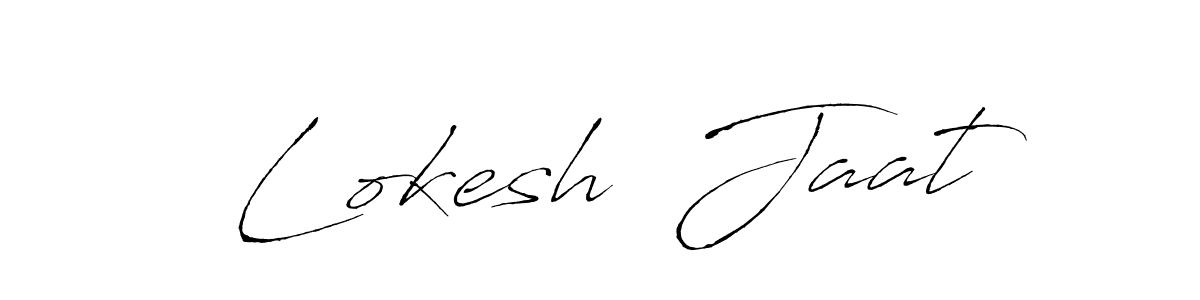 Also we have Lokesh  Jaat name is the best signature style. Create professional handwritten signature collection using Antro_Vectra autograph style. Lokesh  Jaat signature style 6 images and pictures png