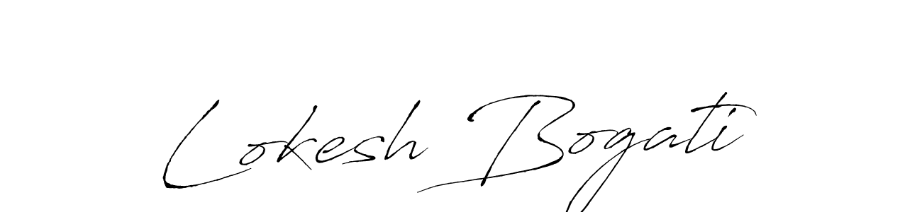 Create a beautiful signature design for name Lokesh Bogati. With this signature (Antro_Vectra) fonts, you can make a handwritten signature for free. Lokesh Bogati signature style 6 images and pictures png