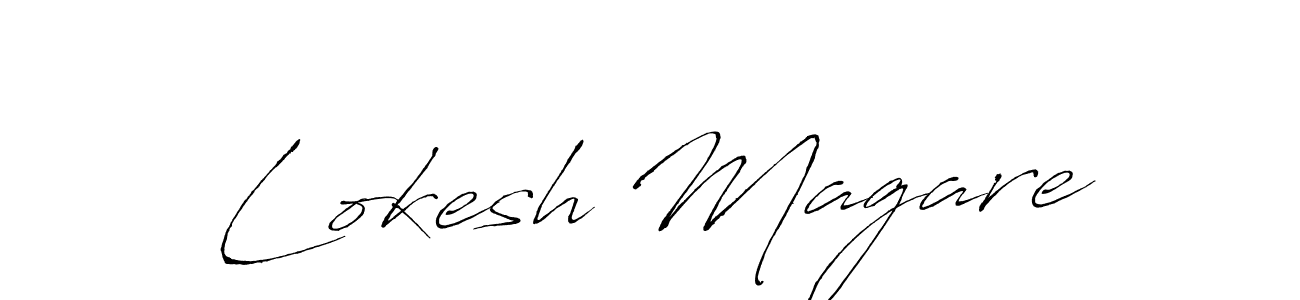 Antro_Vectra is a professional signature style that is perfect for those who want to add a touch of class to their signature. It is also a great choice for those who want to make their signature more unique. Get Lokesh Magare name to fancy signature for free. Lokesh Magare signature style 6 images and pictures png